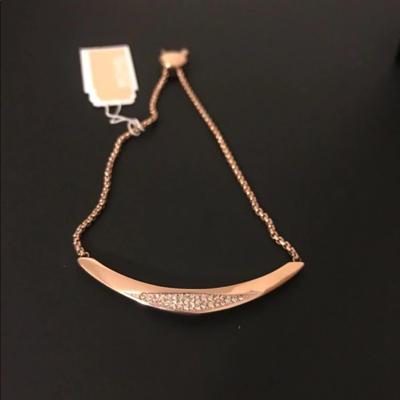 Michael Kors Rose Gold Tone Slider Bracelet - Picture 4 of 7